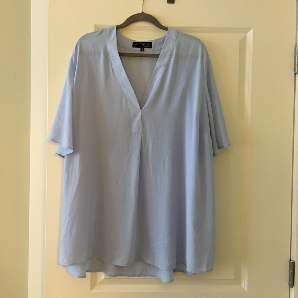 🚫SOLD🚫Eloquii sheer tee